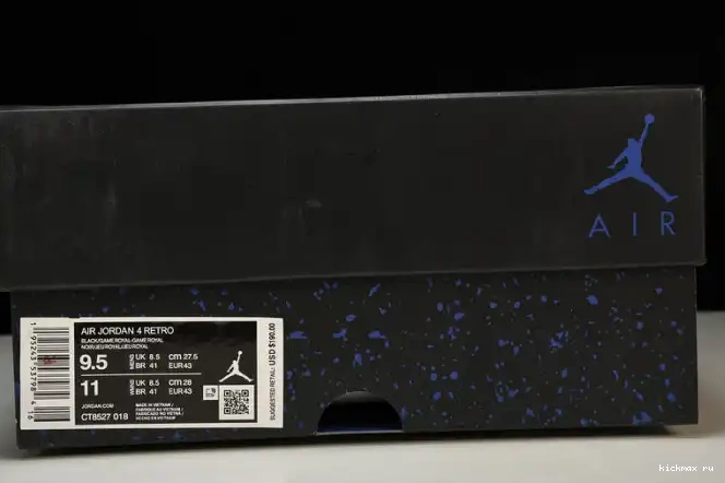 Cheap Kickmax Black Game Retro CT8527-018 Jordan Royal 4 0601
